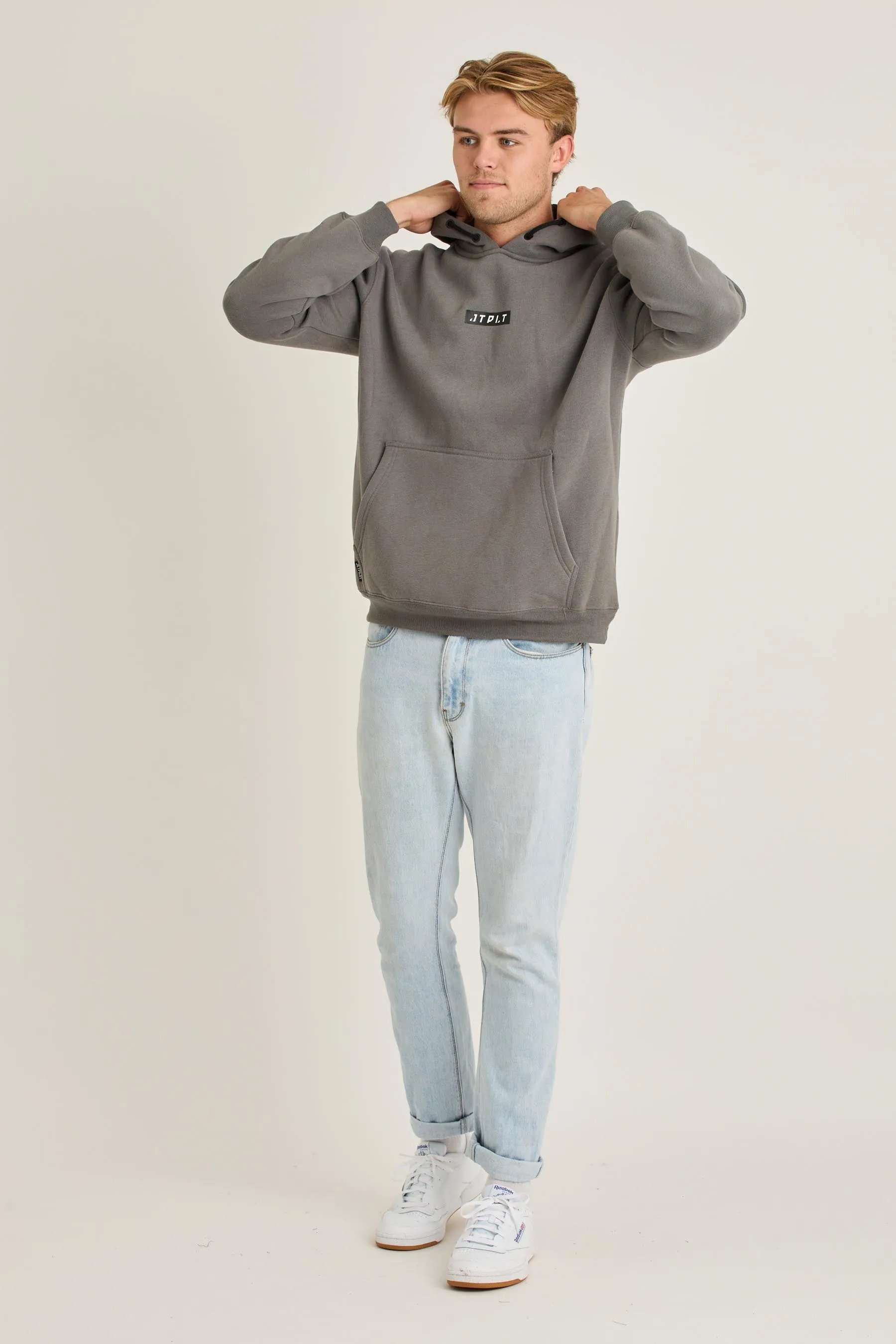 Jetpilot Corp Mens Pullover - Charcoal