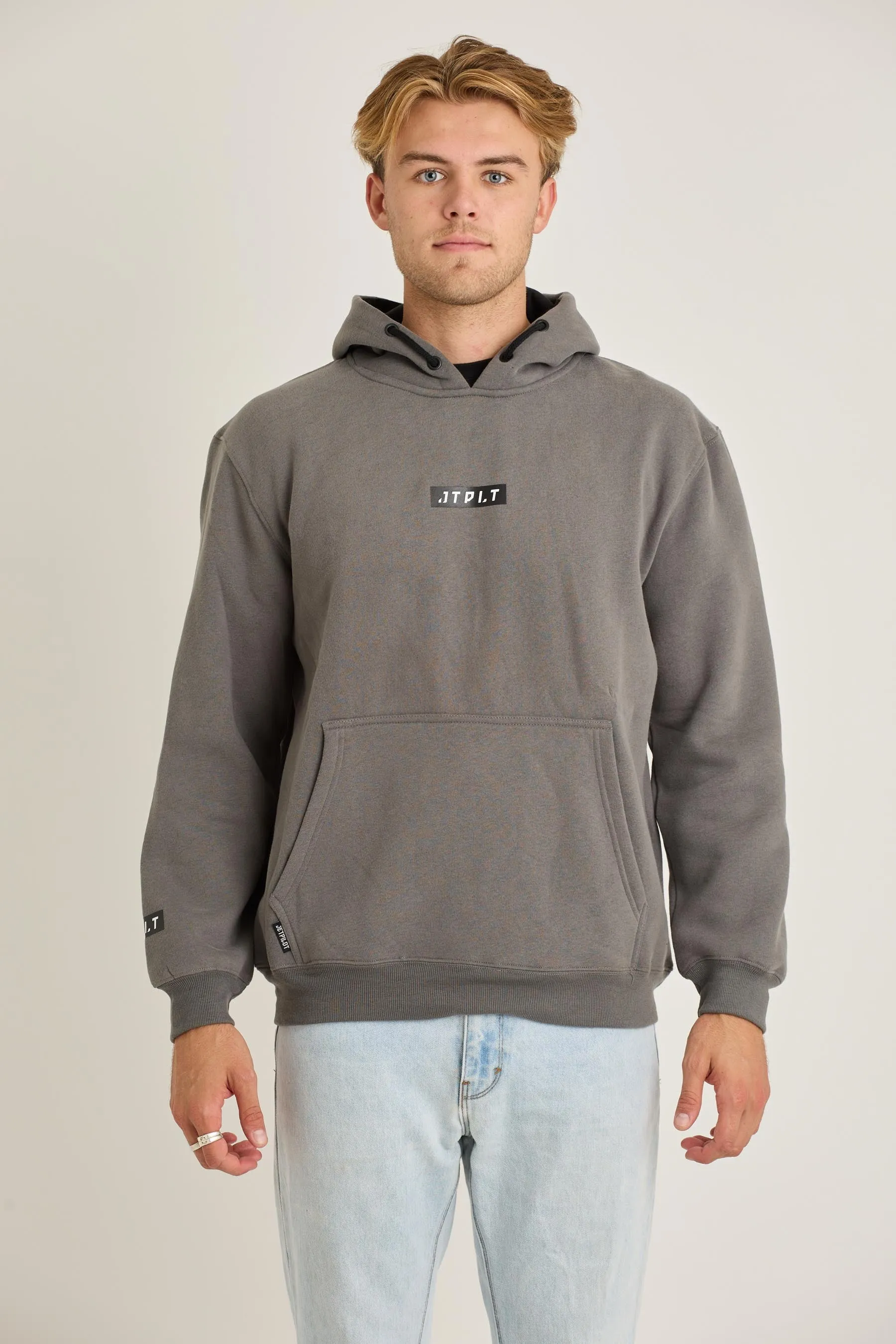 Jetpilot Corp Mens Pullover - Charcoal