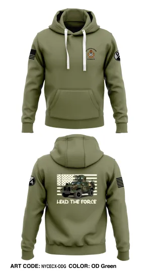 JLTV Training Center Store 1  Core Men's Hooded Performance Sweatshirt - NYCECX-ODG