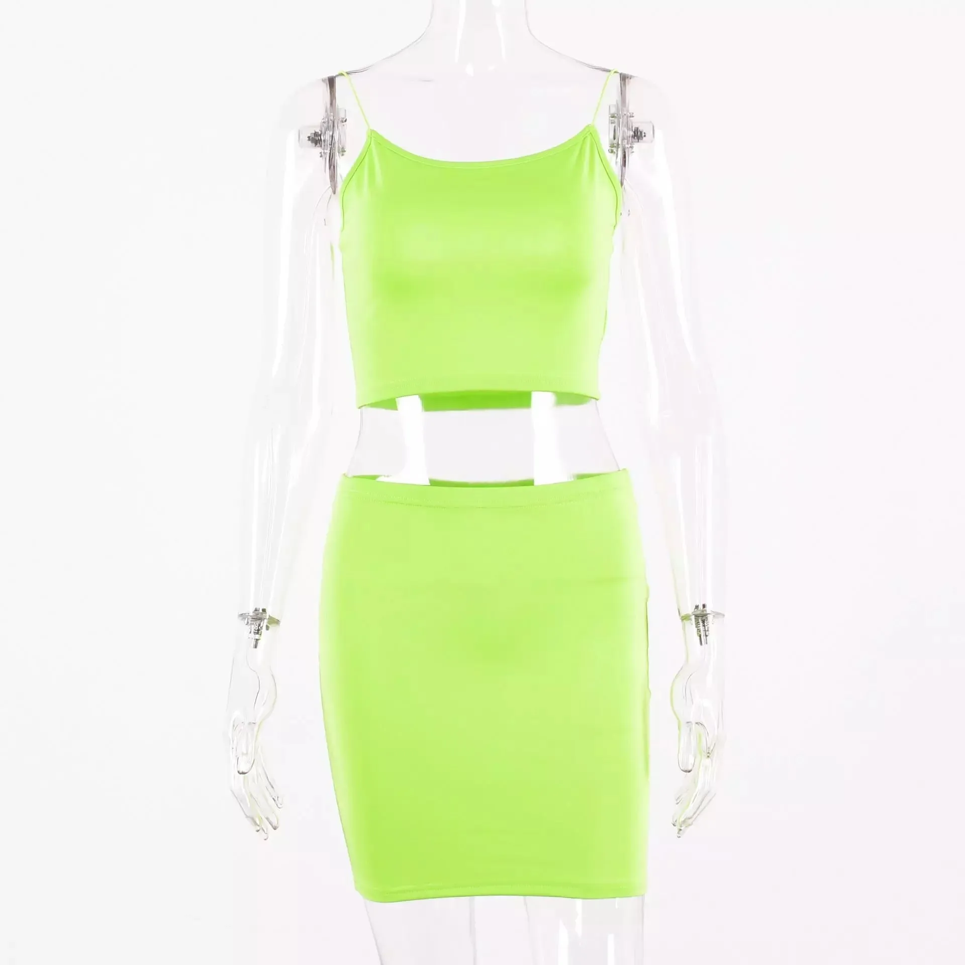 Joey spaghetti straps two piece set