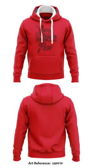 Johnny Brusco's New York Style Pizza Store 1  Core Men's Hooded Performance Sweatshirt - uspPTP
