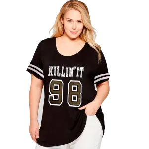 Junior Plus Graphic Football Top-killin 98