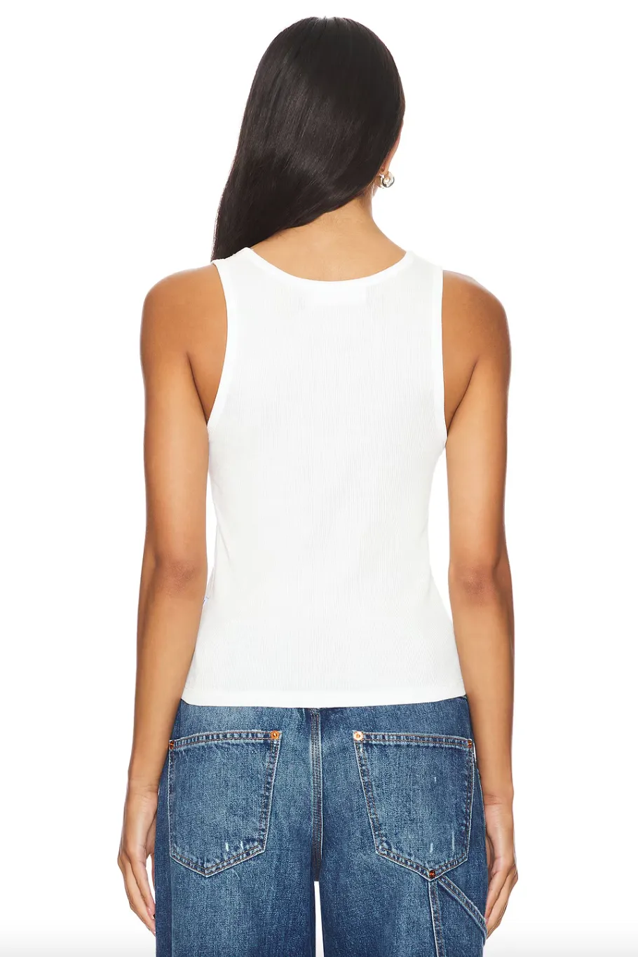 Kiss Me Cowboy Rib Tank
