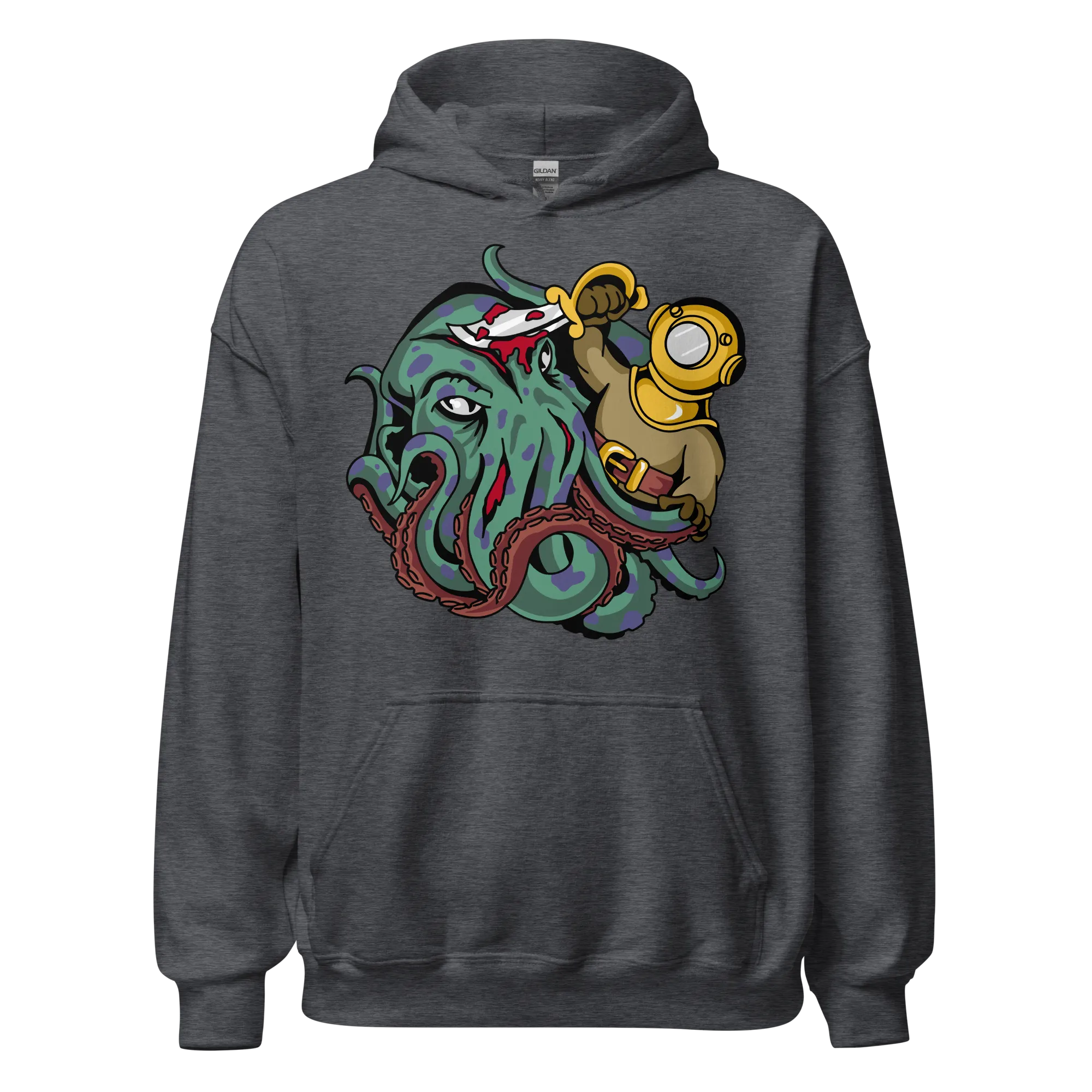 Kraken vs Diver Hoodie