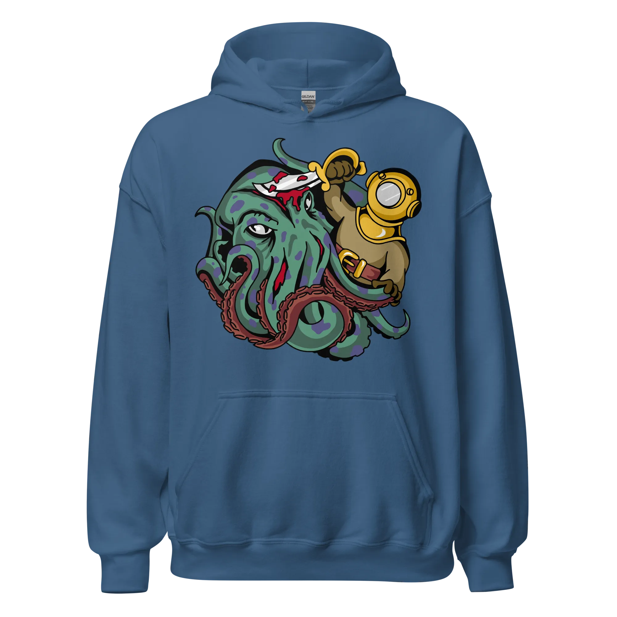 Kraken vs Diver Hoodie