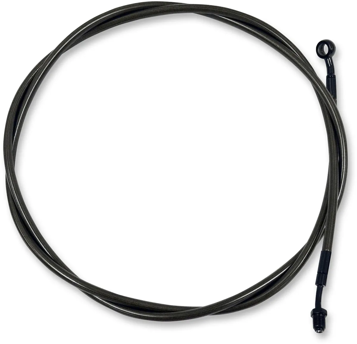 LA Choppers LA-8010C08M Braided Clutch Cable - Mini Ape Hangers - Midnight