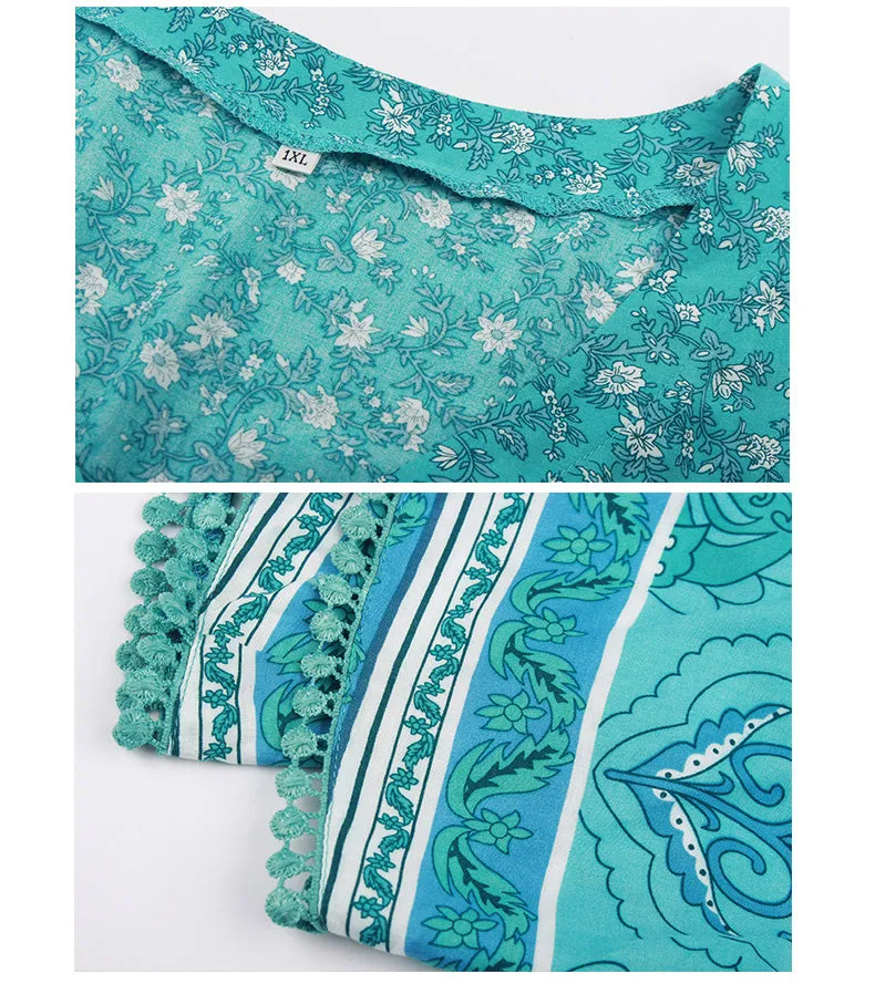 Large Size Women's Dress New Print Sexy Skirt