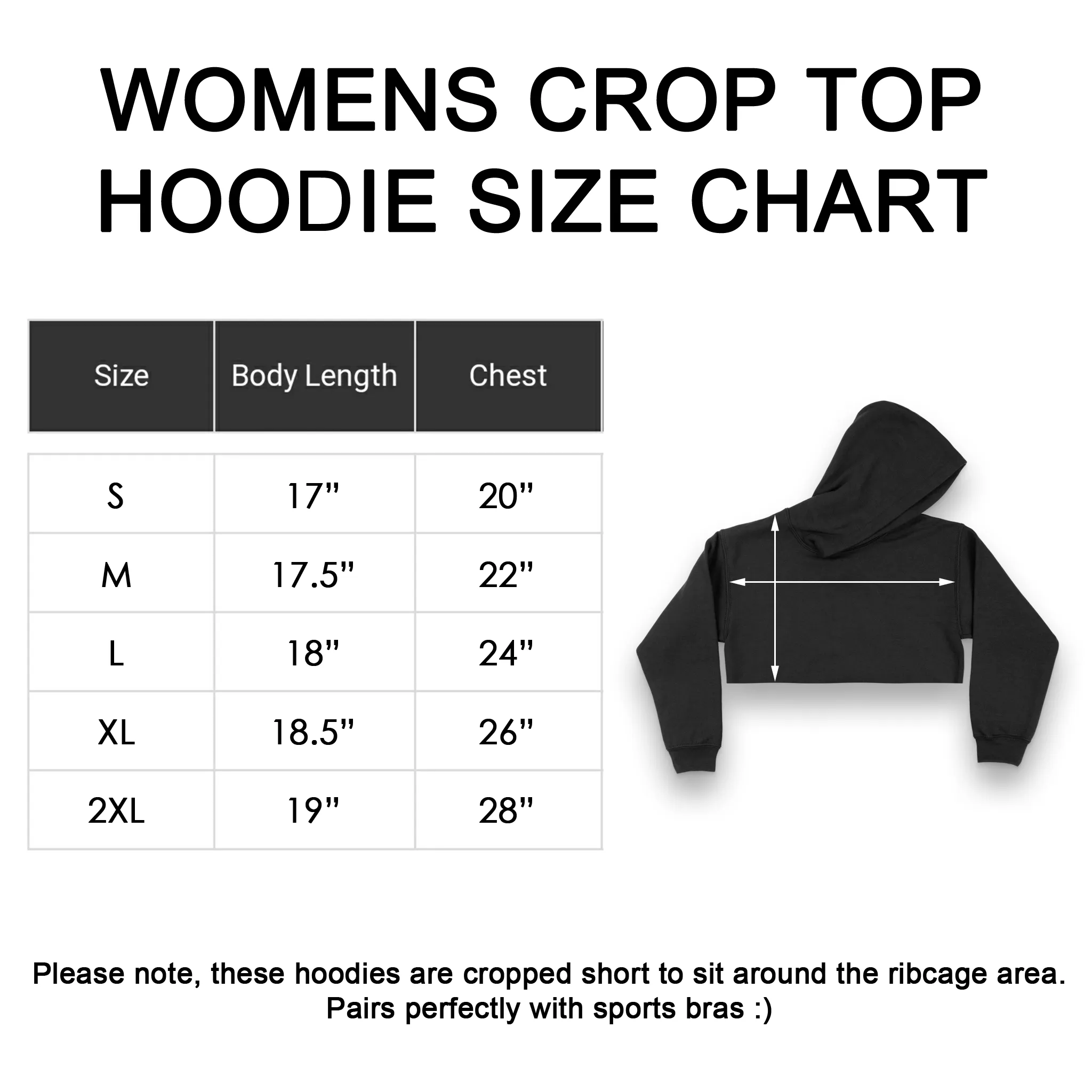 'Latina' Script Crop Top Hoodie - Red/White - Premium Brushed Fleece