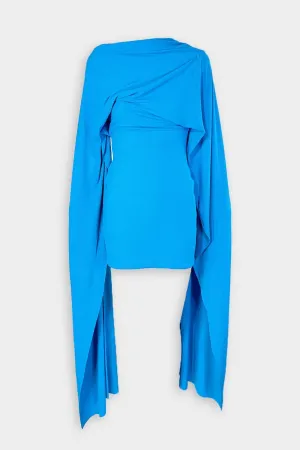 Leona Mini Dress in Azure