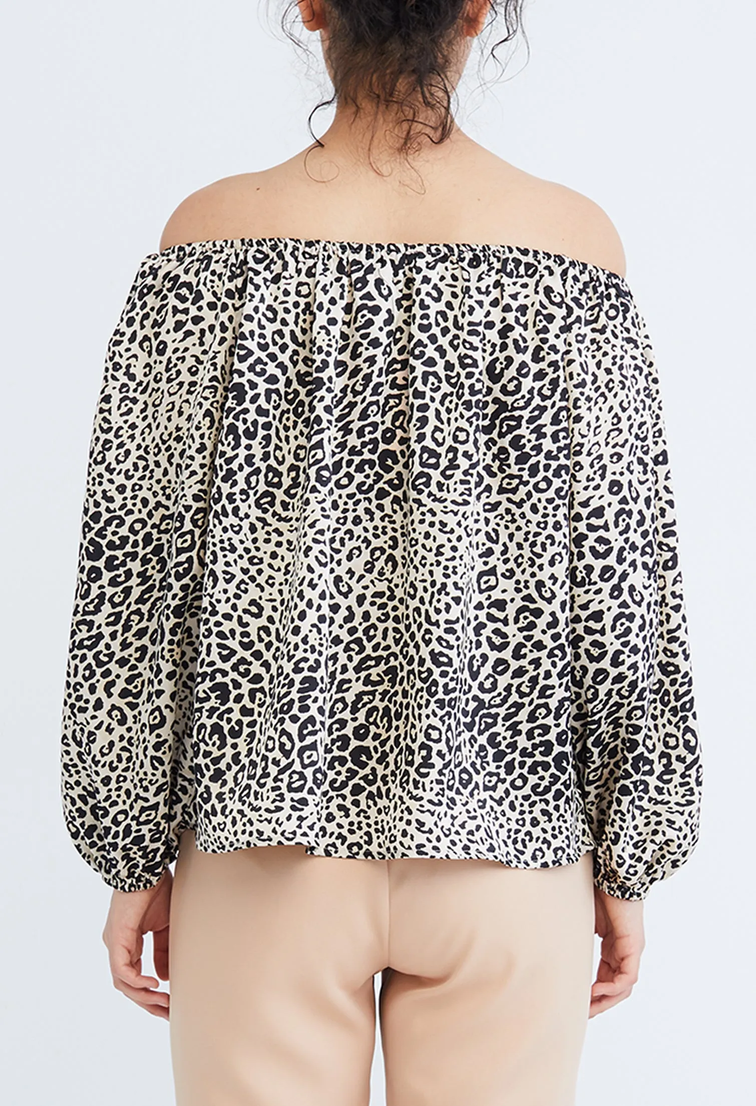 Leopard Spotted Print Blouse