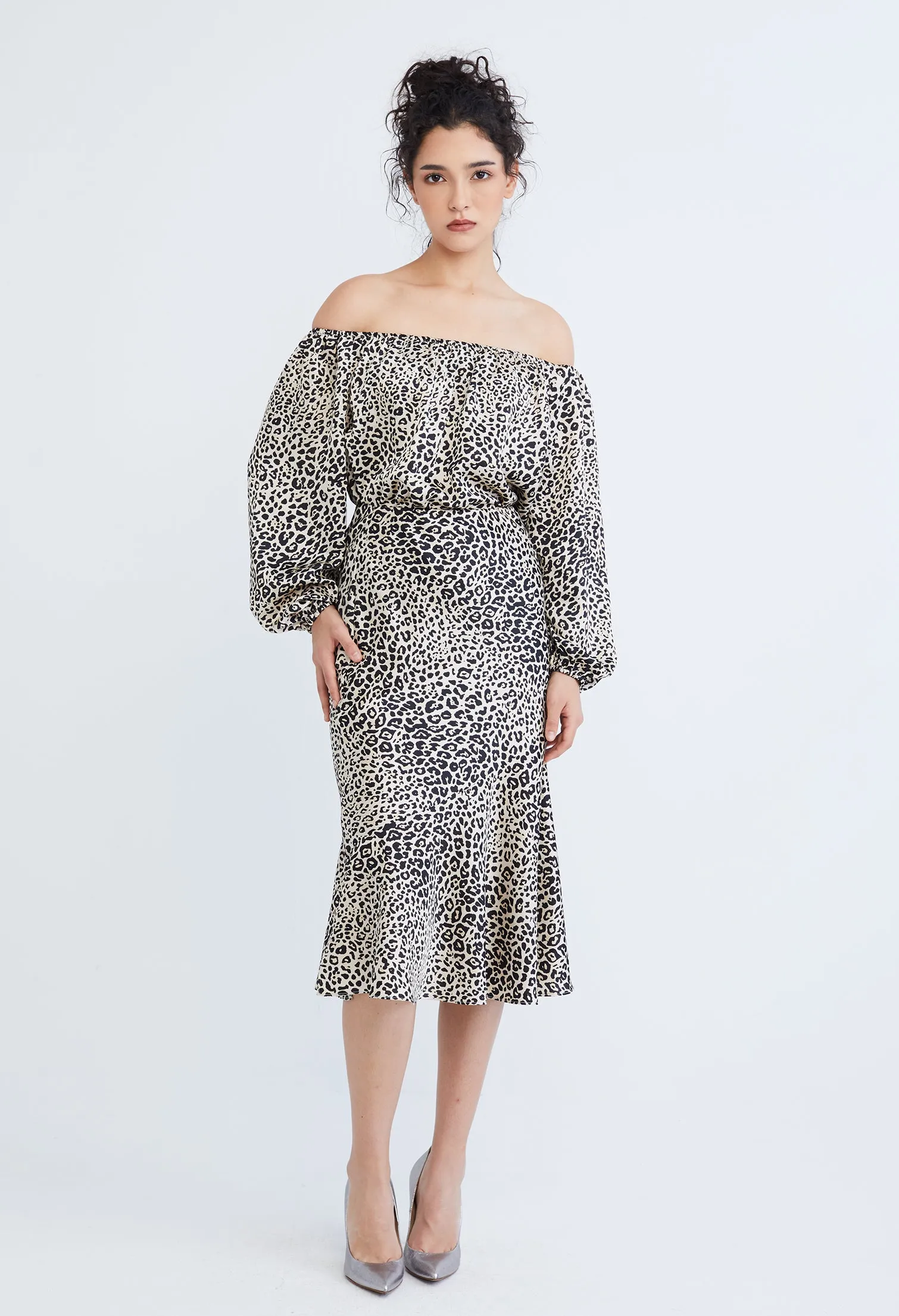 Leopard Spotted Print Blouse