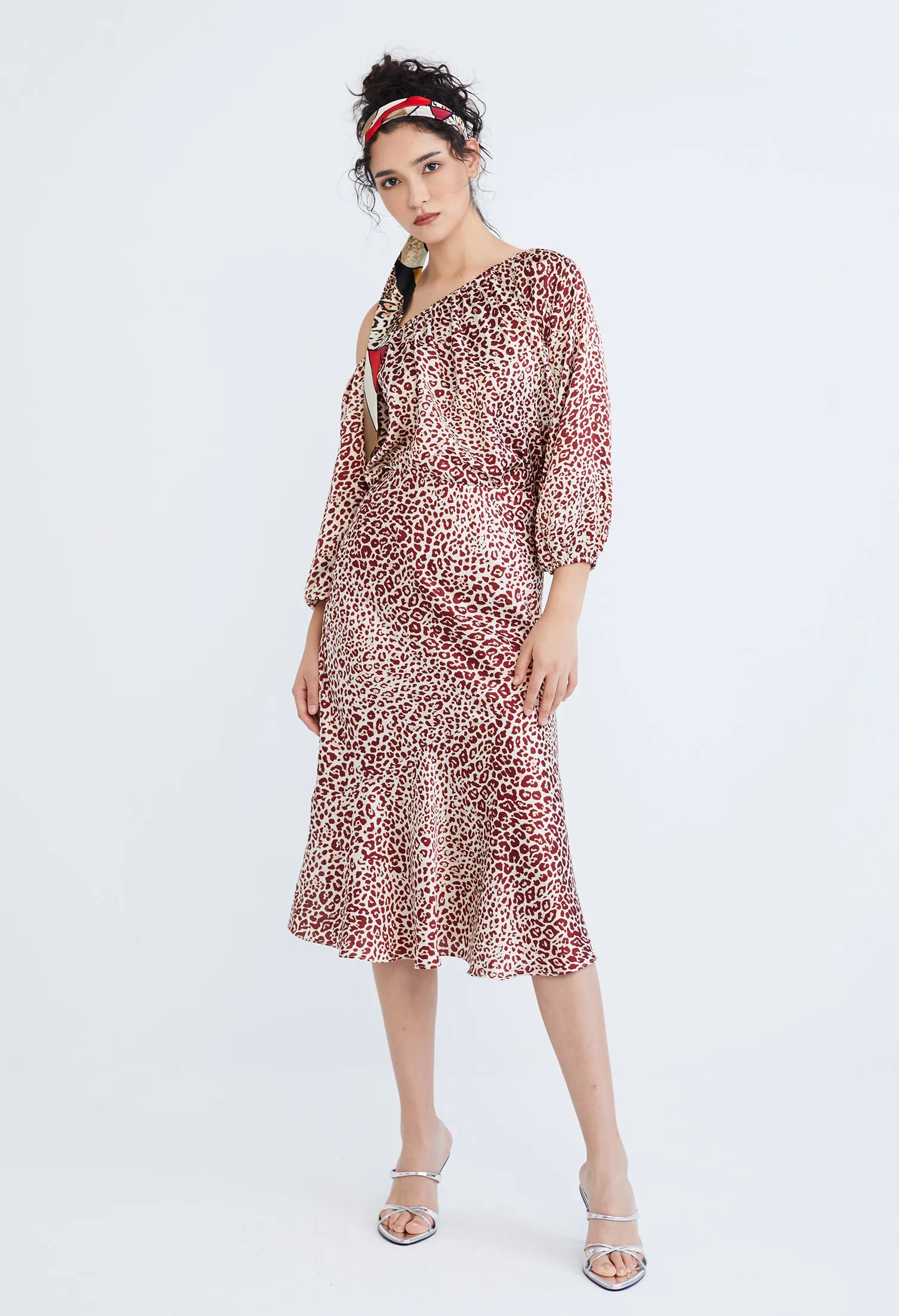 Leopard Spotted Print Blouse