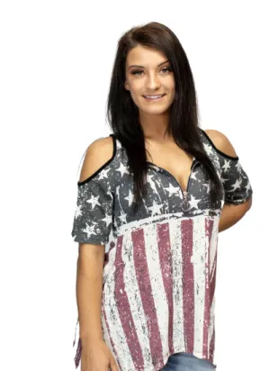 Liberty Wear Collection Tops: Faded Old Glory