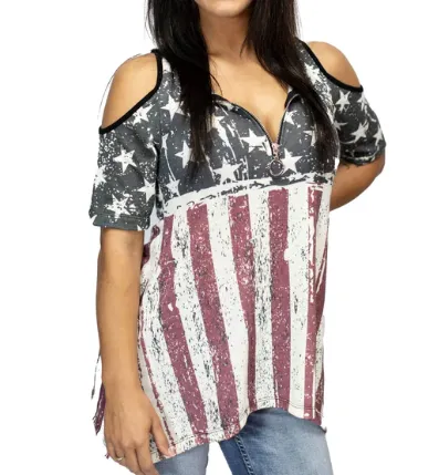 Liberty Wear Collection Tops: Faded Old Glory
