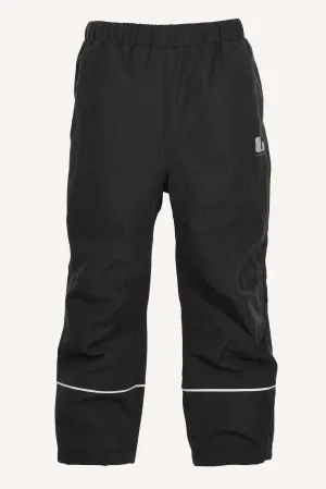 LINGBO SHELL PANTS - BLACK