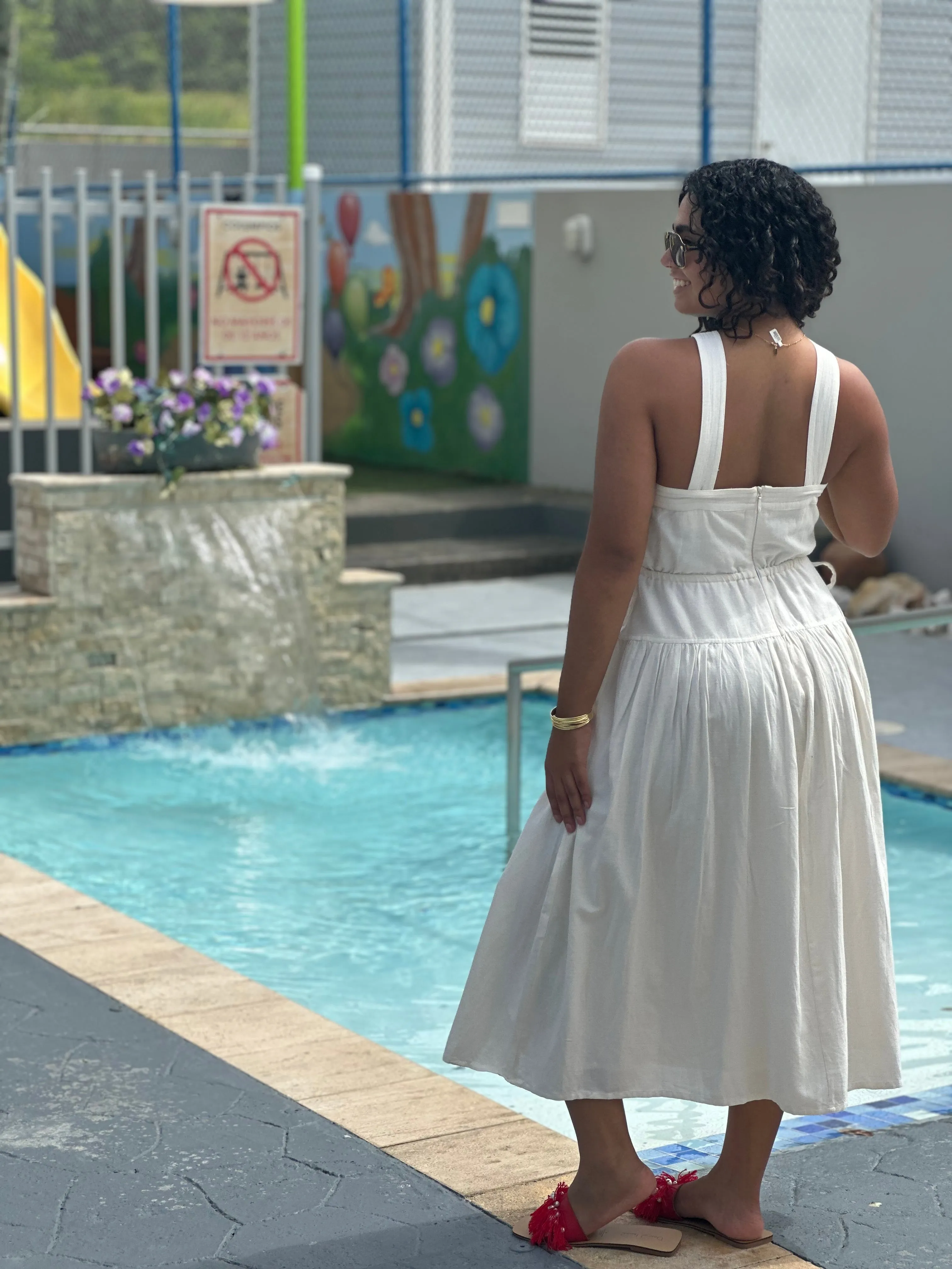 Lisbon Ivory Dress
