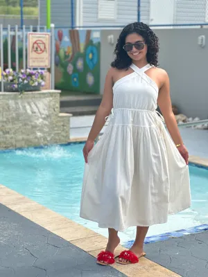 Lisbon Ivory Dress
