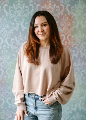Loose Crop Sweatshirt