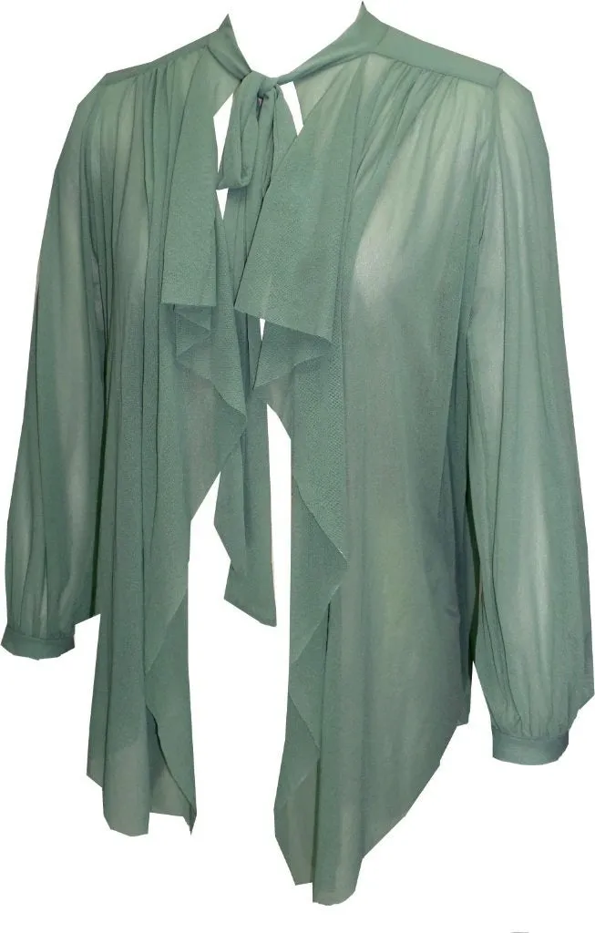 Loose Open Front Blouse