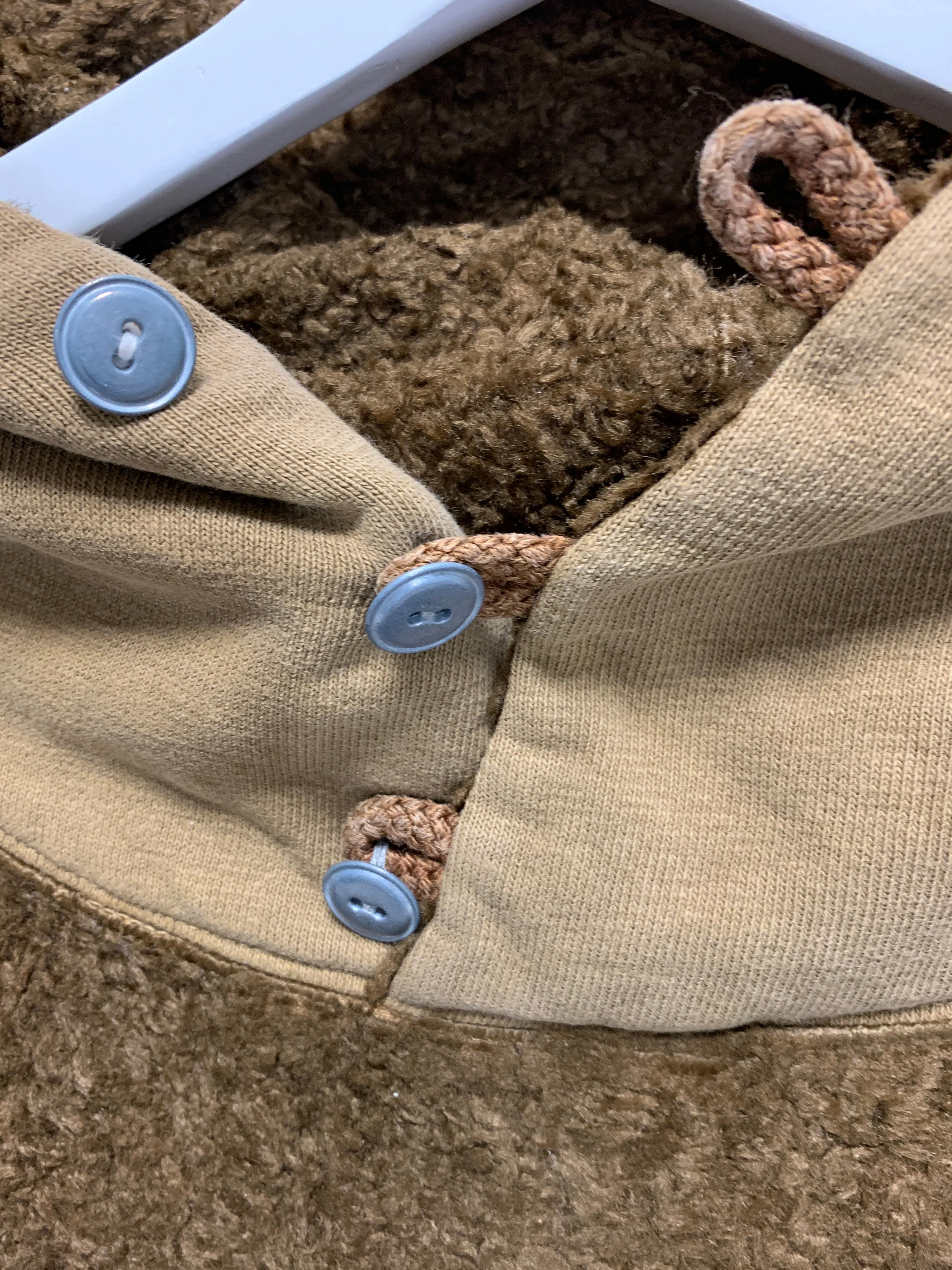 [M] Kapital Boa Fleece / Cotton Pullover Hoodie Sweatshirt