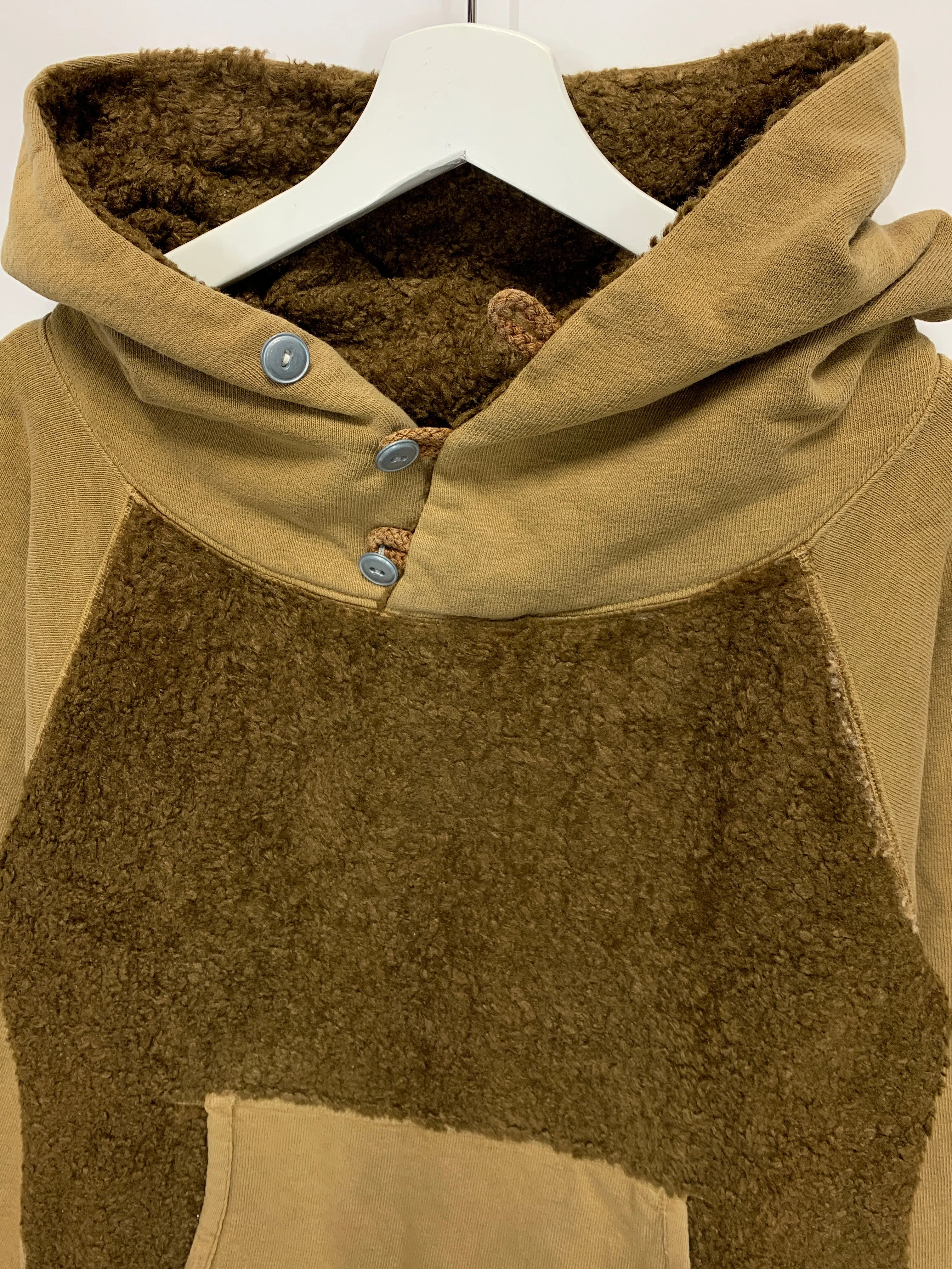 [M] Kapital Boa Fleece / Cotton Pullover Hoodie Sweatshirt