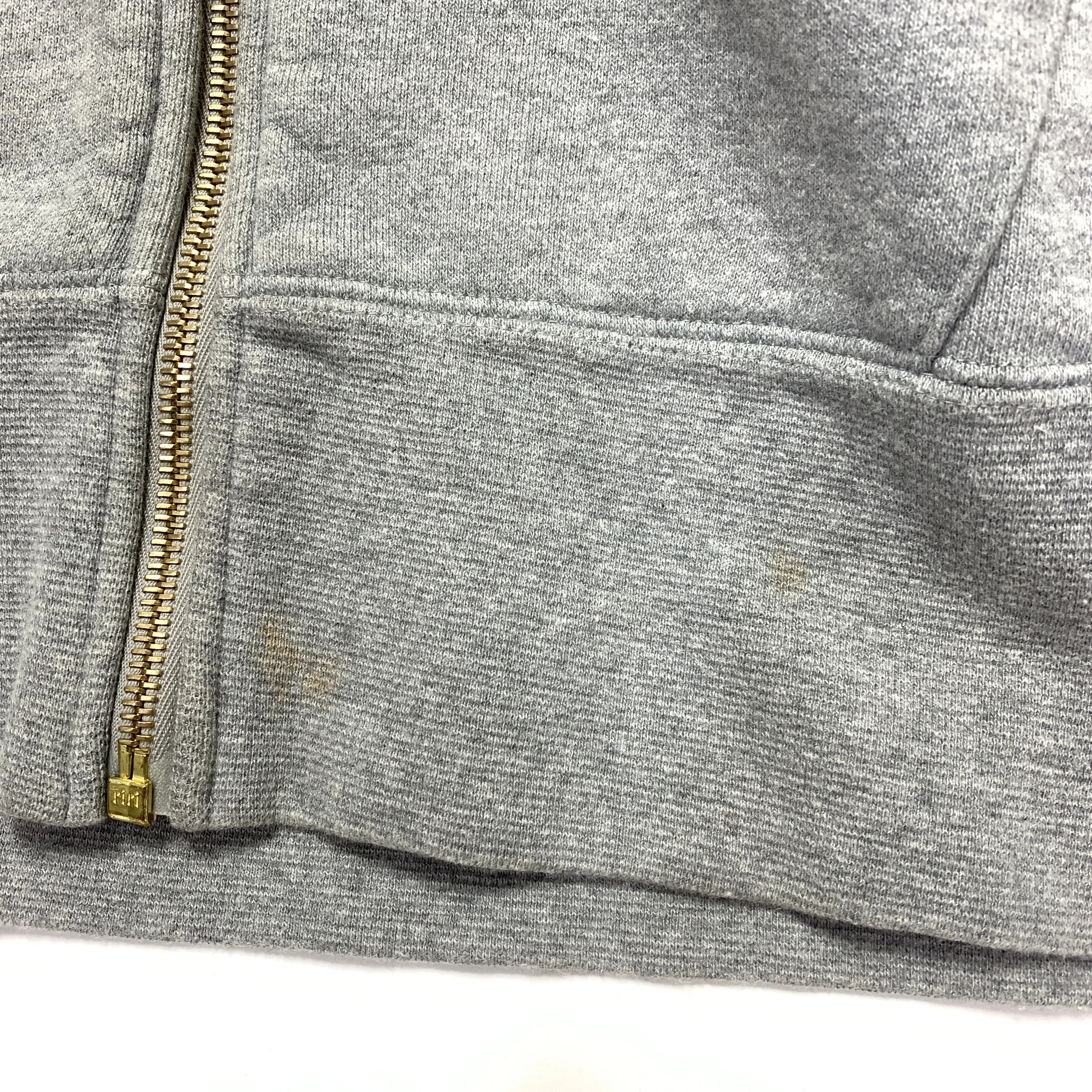 [M] Visvim 15AW Sketch Vintage Hoodie F.Z. Grey