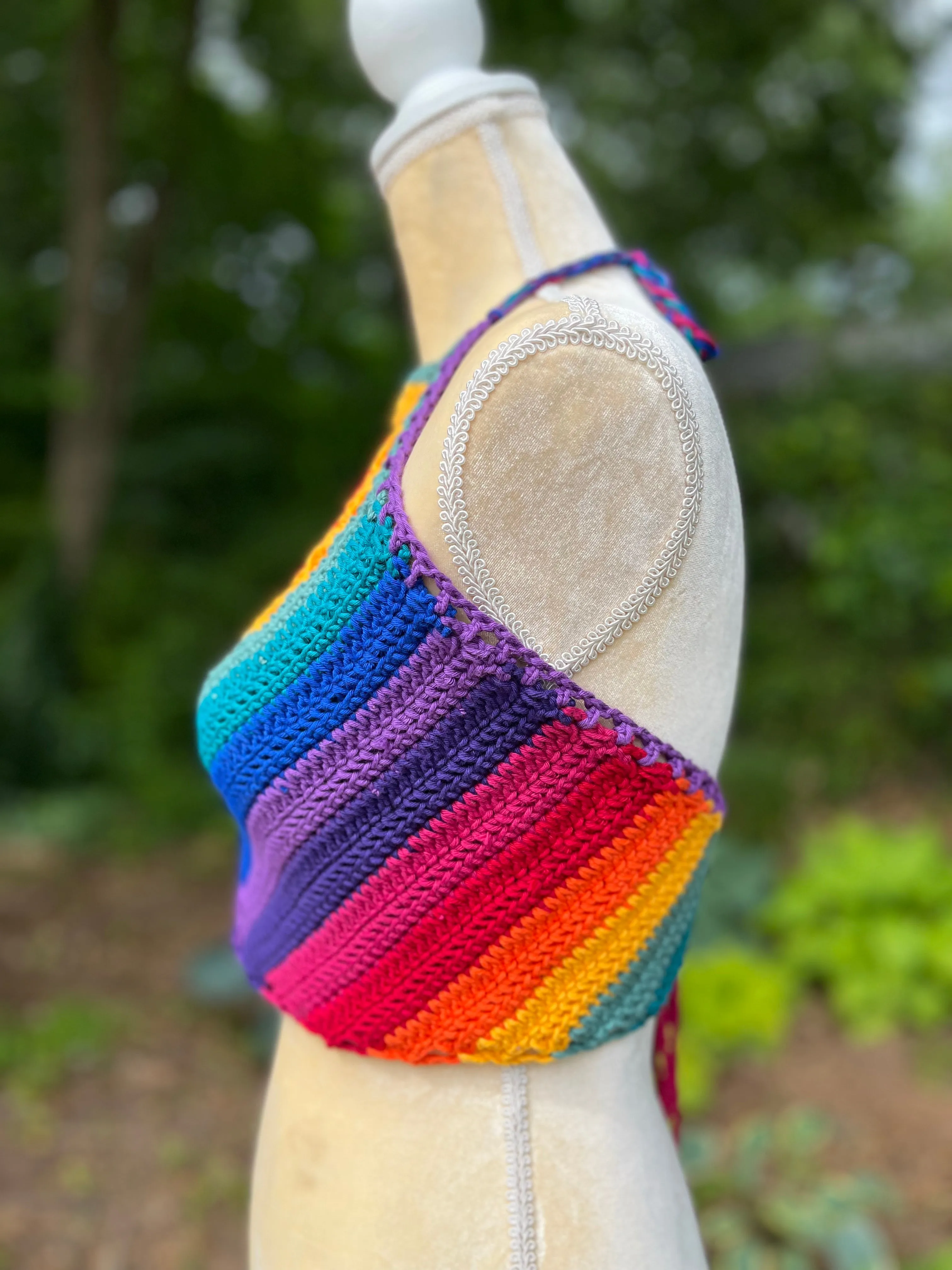 Mandala Crop Top Crochet Pattern