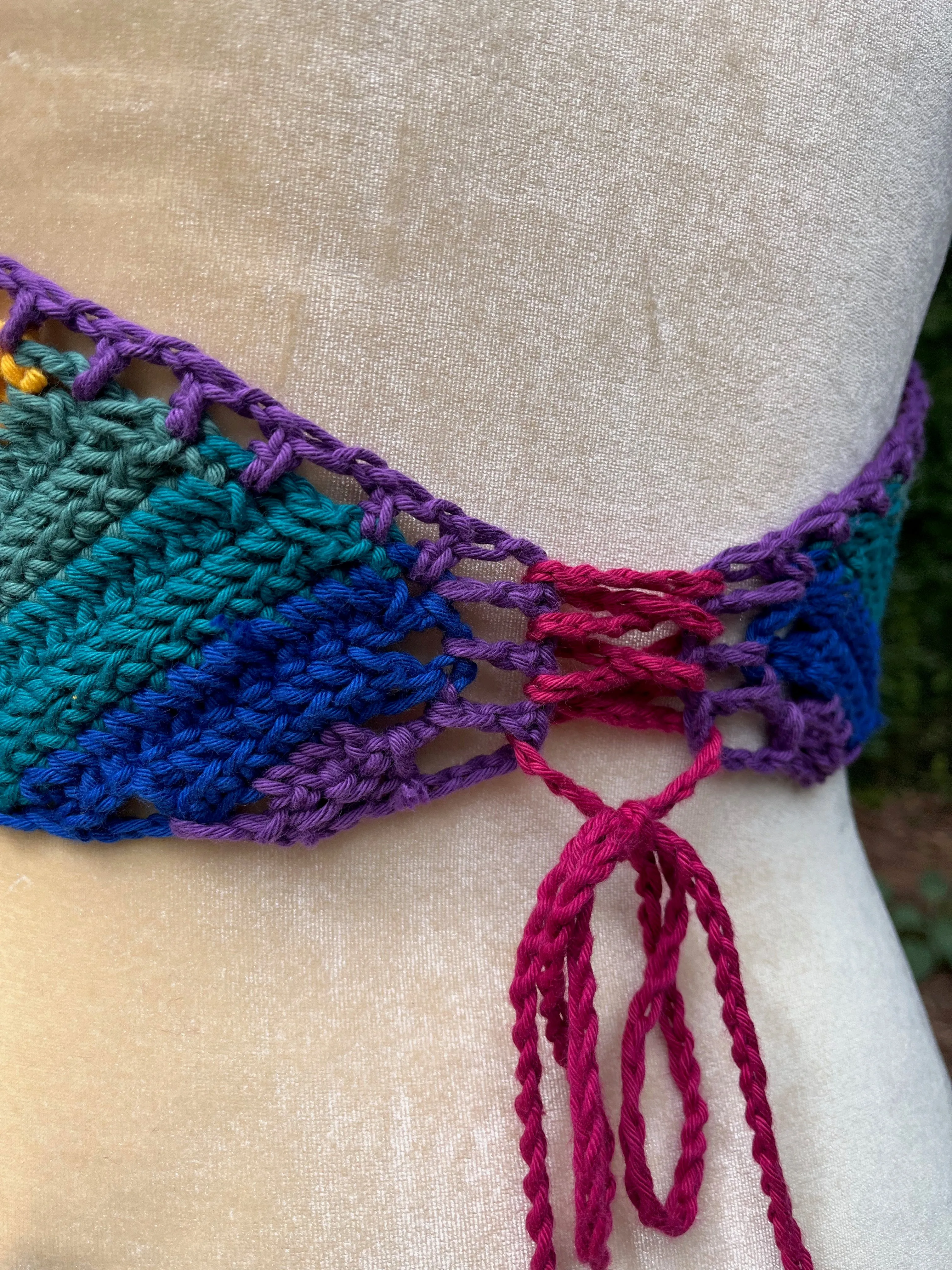 Mandala Crop Top Crochet Pattern