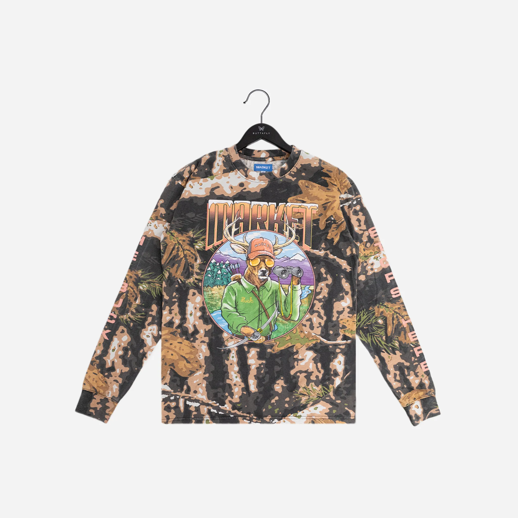 Market Big Buck Hunter Camo LS T-Shirt 399001658
