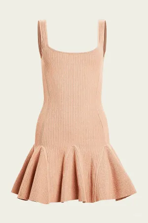 Matson Knit Dress in Metallic Rose