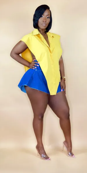 MEANT TO 'SLAY' TOP (YELLOW)