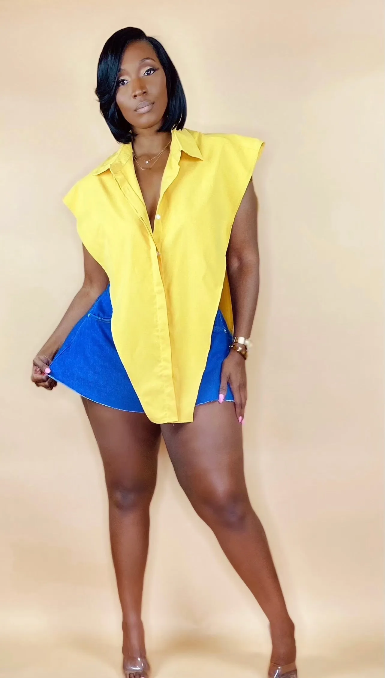 MEANT TO 'SLAY' TOP (YELLOW)