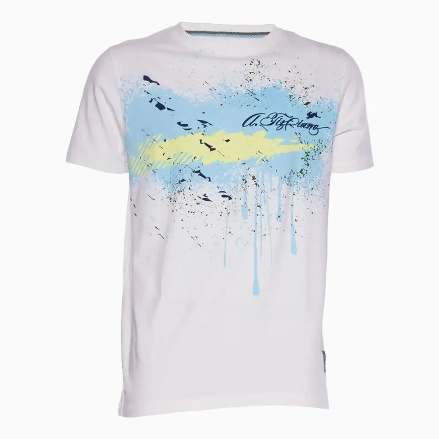 Men's Kelvin Graphic Print Crew Neck T-Shirt