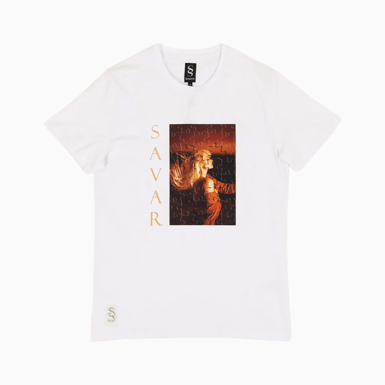 Men's Puzzle Graphic Short Sleeve T Shirt