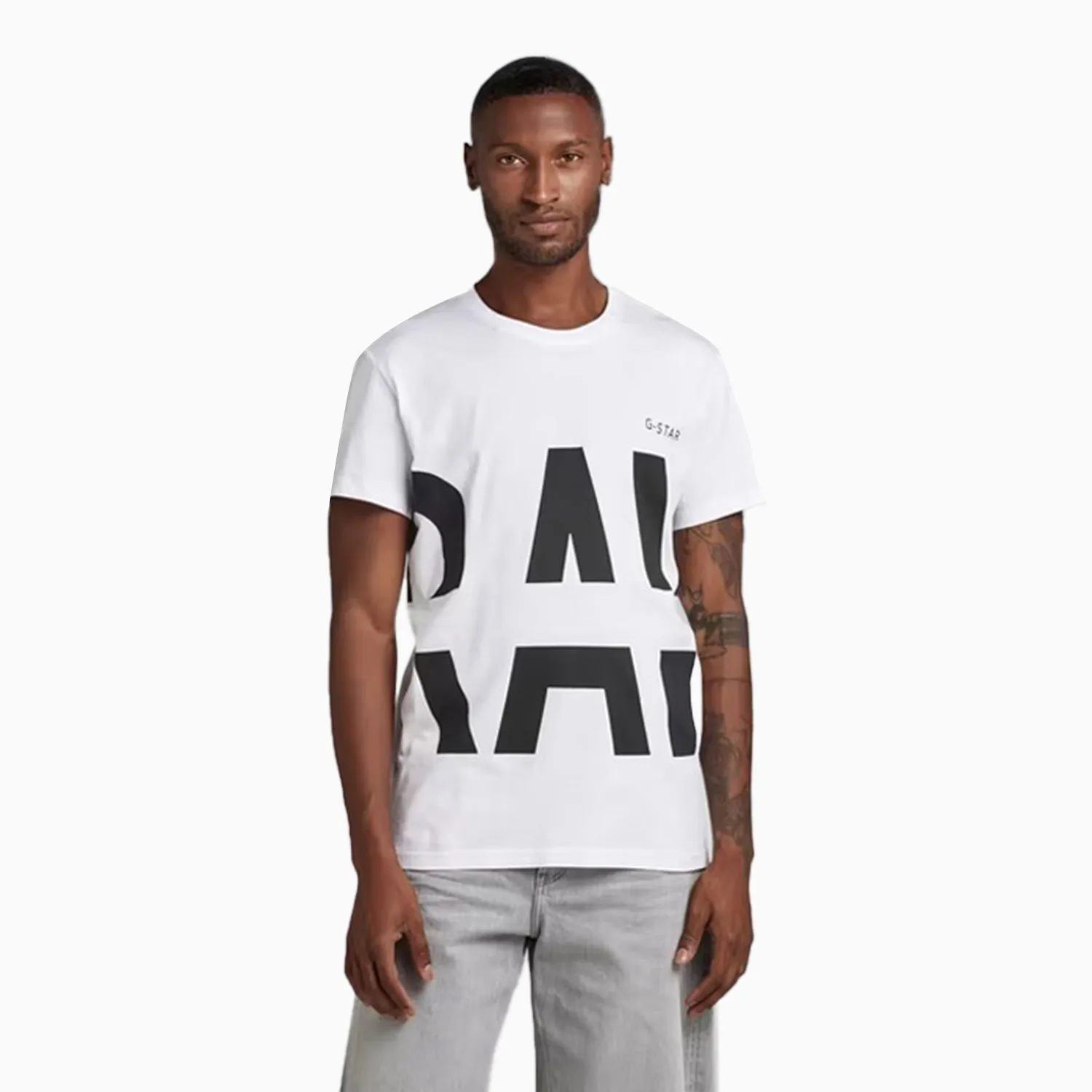 Men's Raw Strike Thru Short Sleeve T Shirt