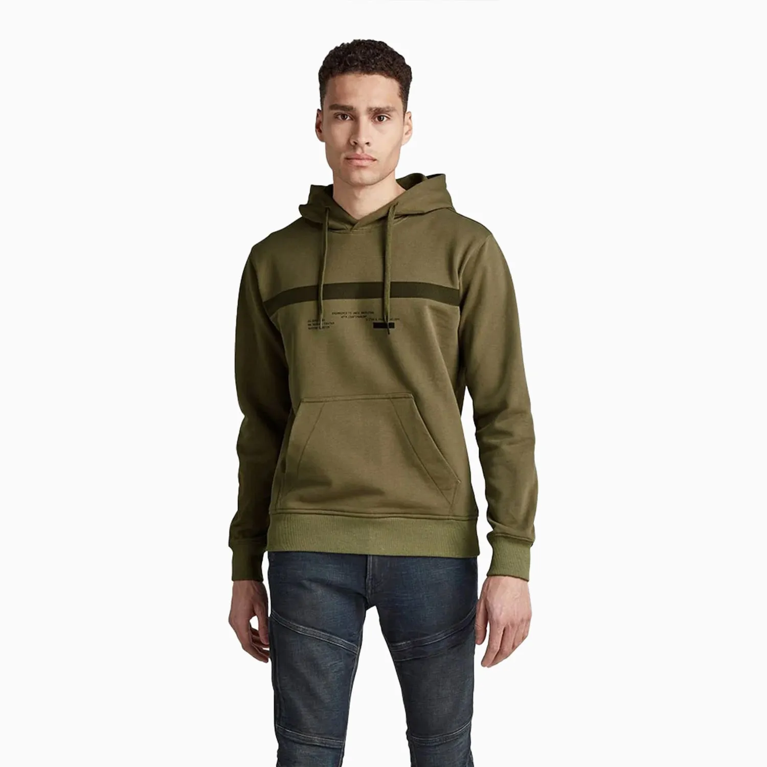 Men's Tape Pull Over Hoodie