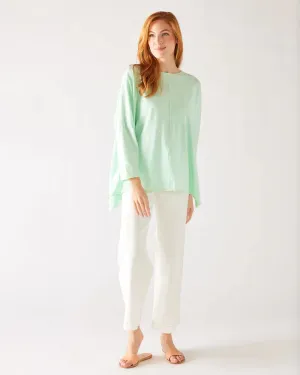 Mersea Catalina Stitches Slub Tee-Mint Tea