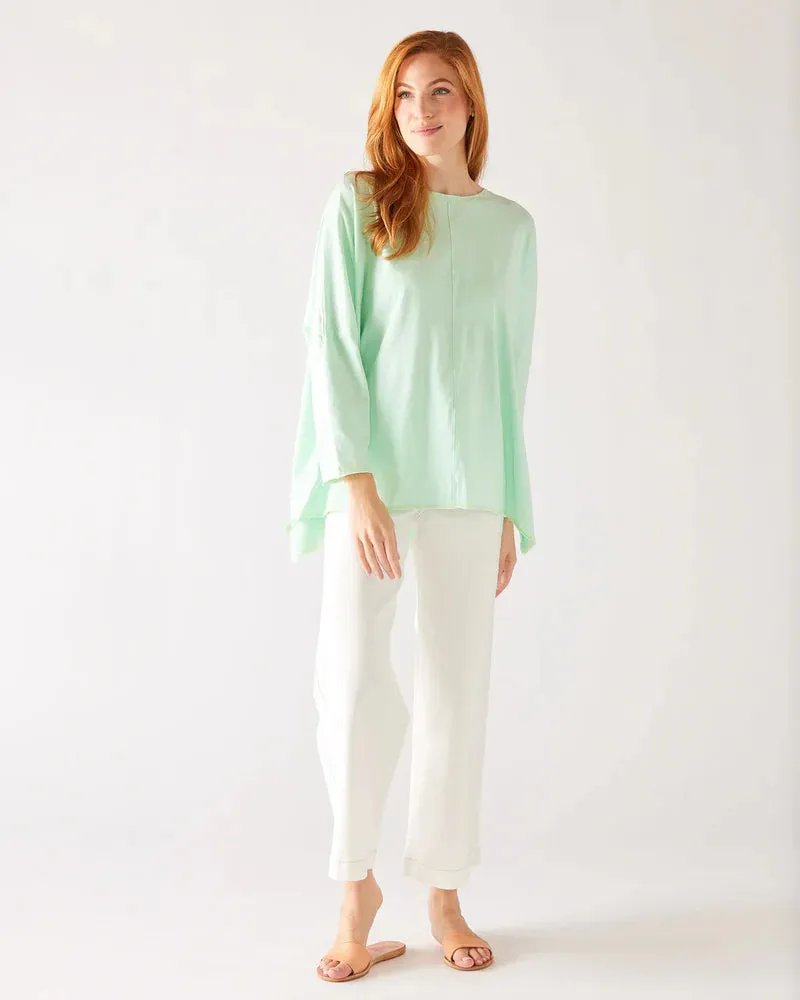 Mersea Catalina Stitches Slub Tee-Mint Tea