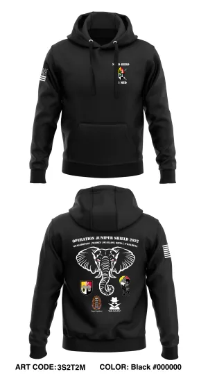MID 3/3 SFG (A)  Core Men's Hooded Performance Sweatshirt - 3S2T2M