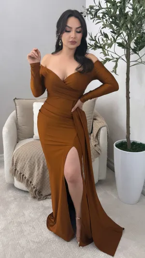 MILA COPPER DRESS