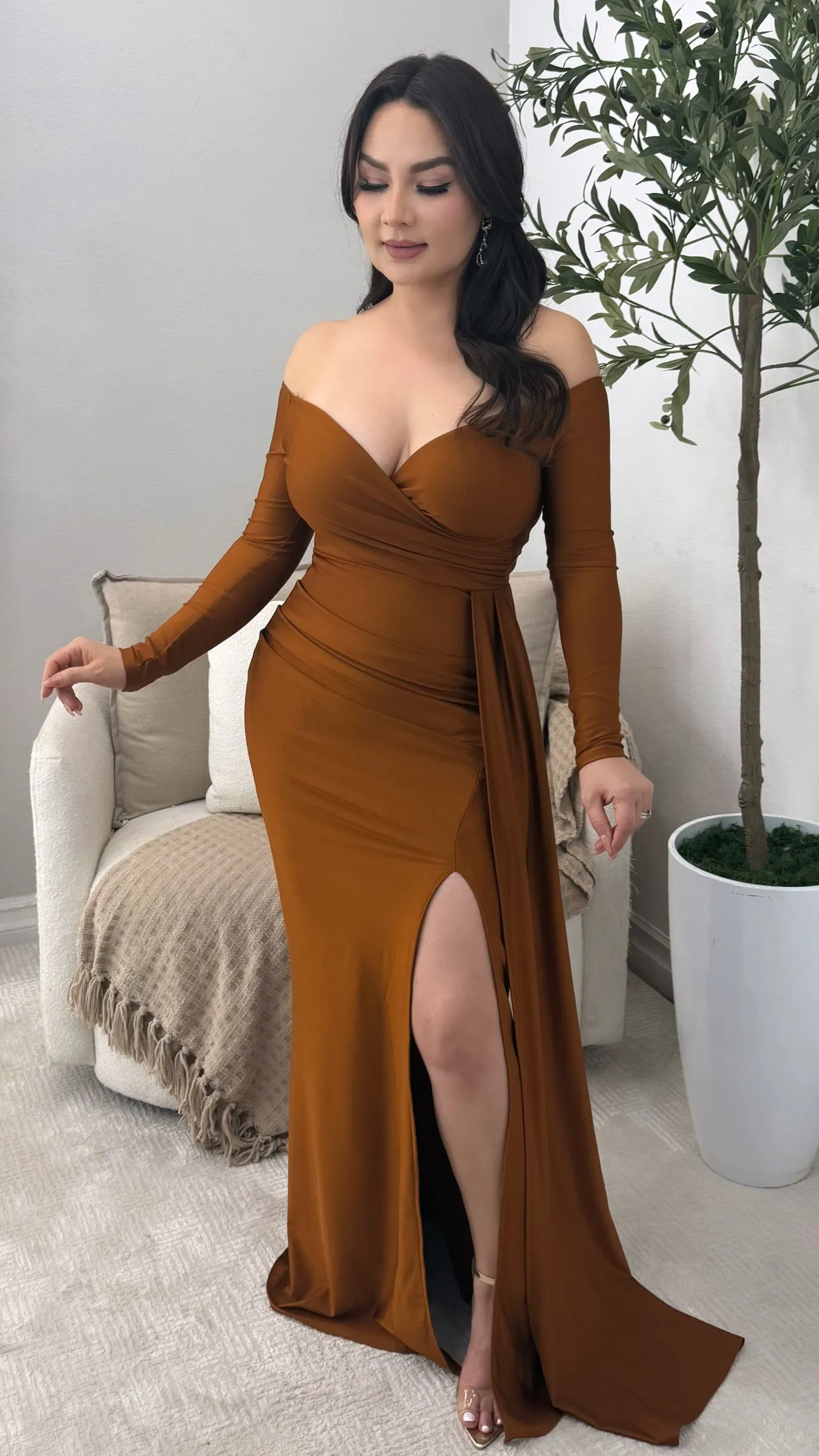 MILA COPPER DRESS