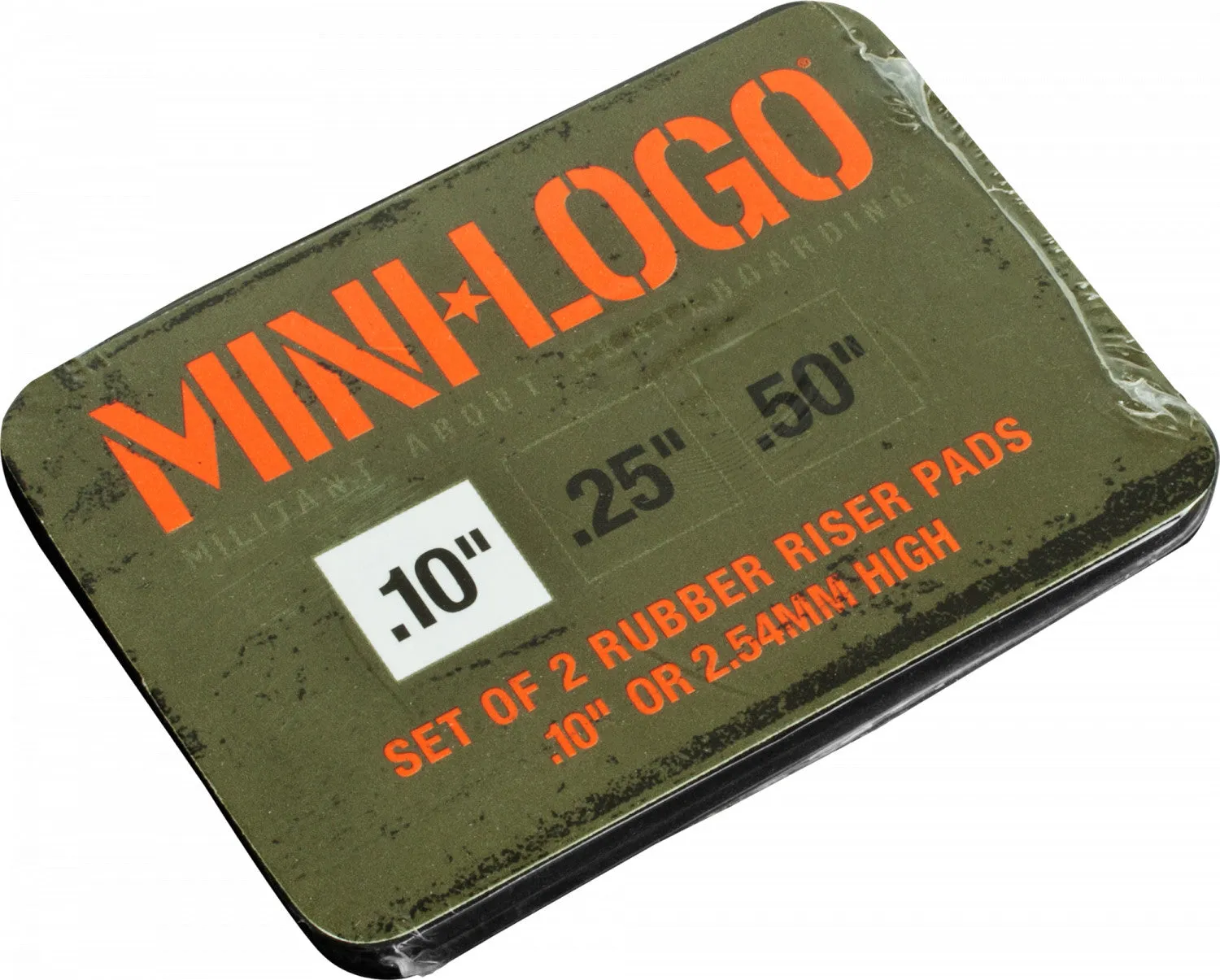 Mini Logo .10" Rubber Riser 2pk