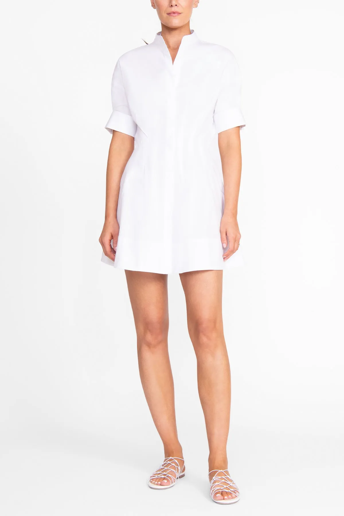 Mini Lorenza Dress in White