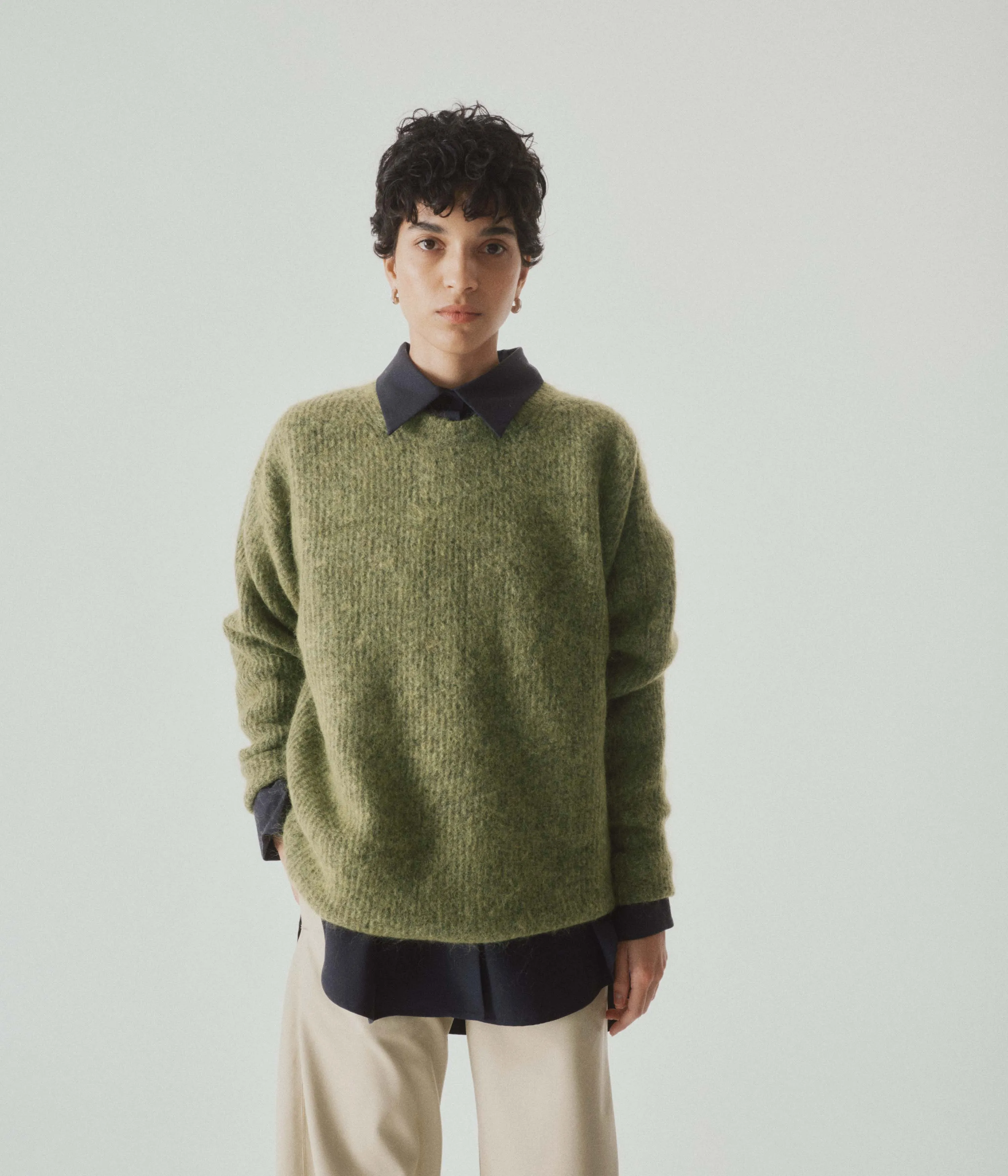 Mohair Sweater in Matcha
