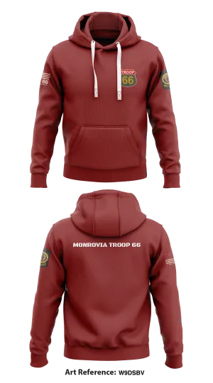 Monrovia Troop 66 Store 1  Core Men's Hooded Performance Sweatshirt - w9dsbv