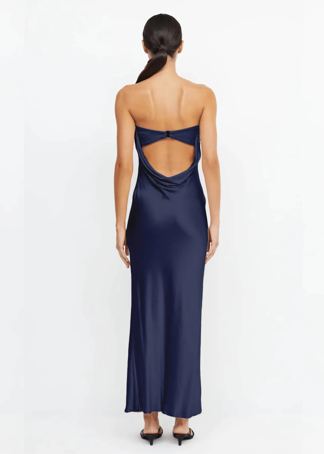 Moondance Strapless Dress in Ink