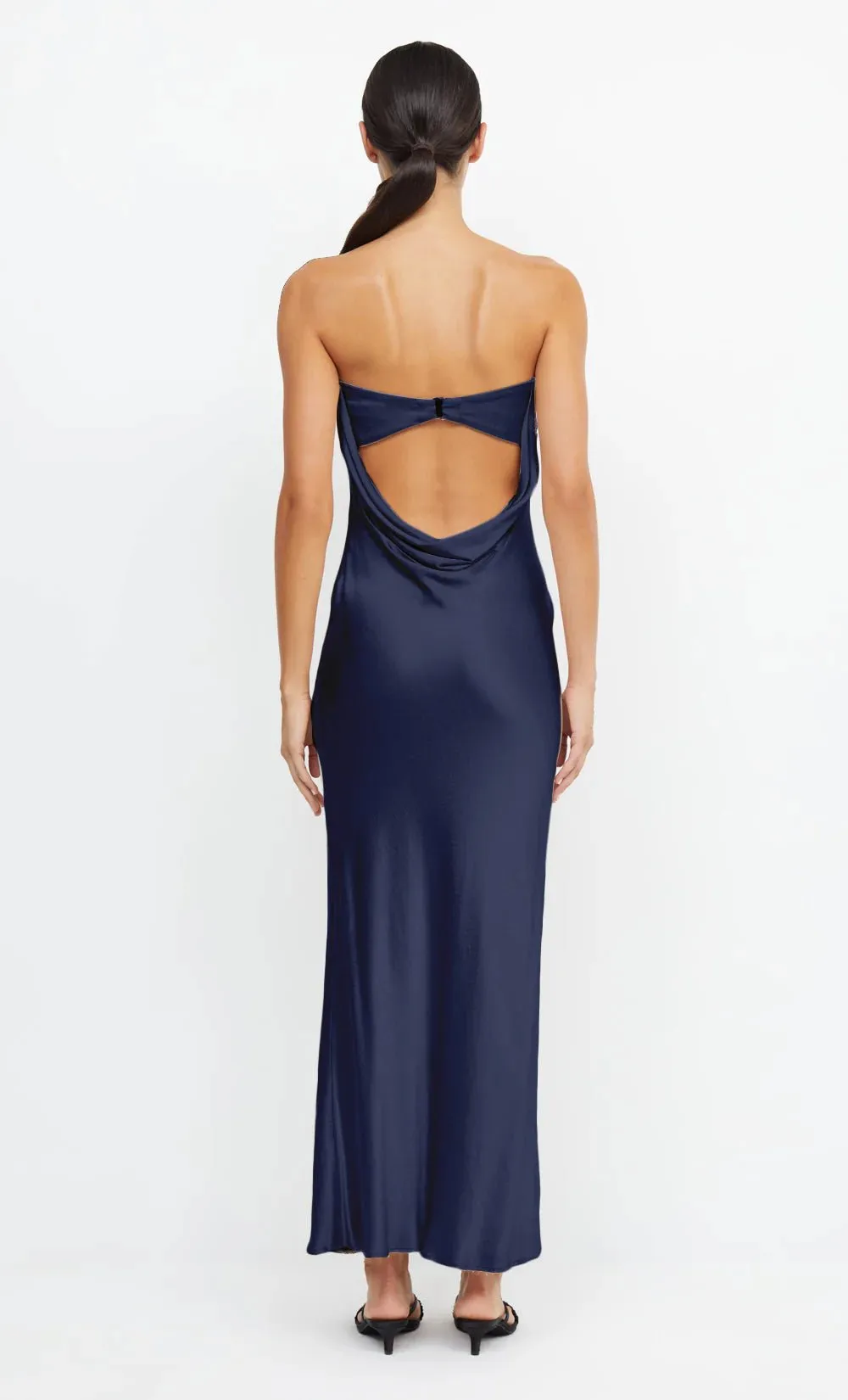 Moondance Strapless Dress in Ink