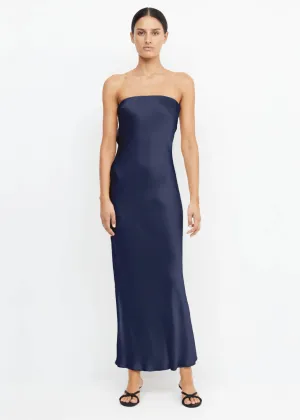 Moondance Strapless Dress in Ink