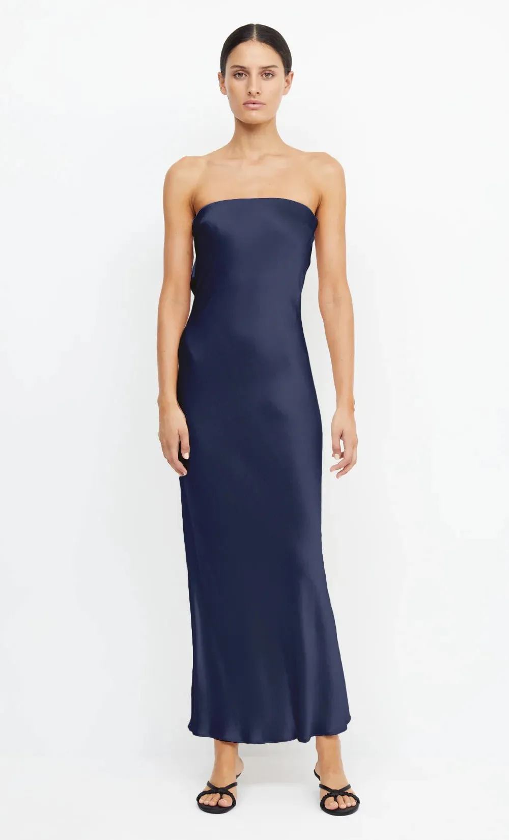 Moondance Strapless Dress in Ink