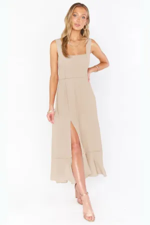 Moonlight Maxi Dress - Beige